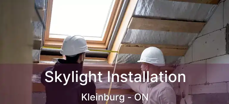  Skylight Installation Kleinburg - ON